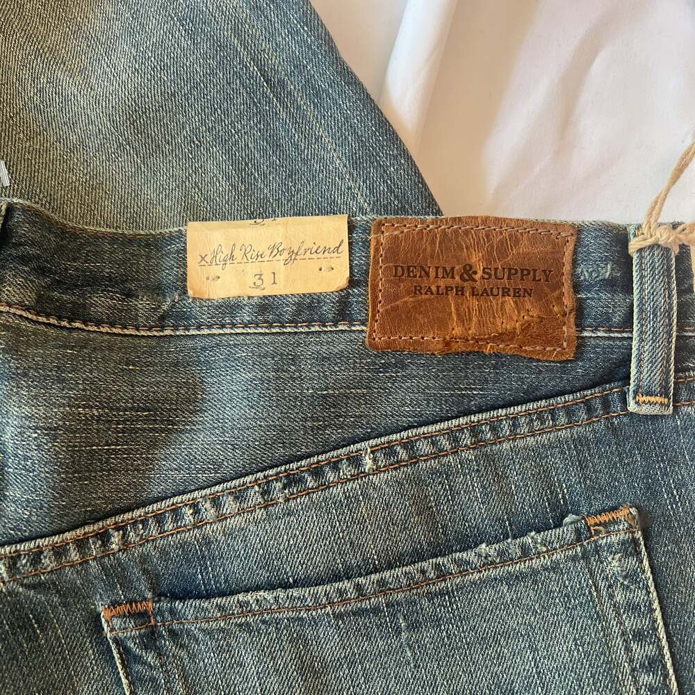 Denim & Supply Ralph Lauren High Rise Boyfriend Jeans Size 31